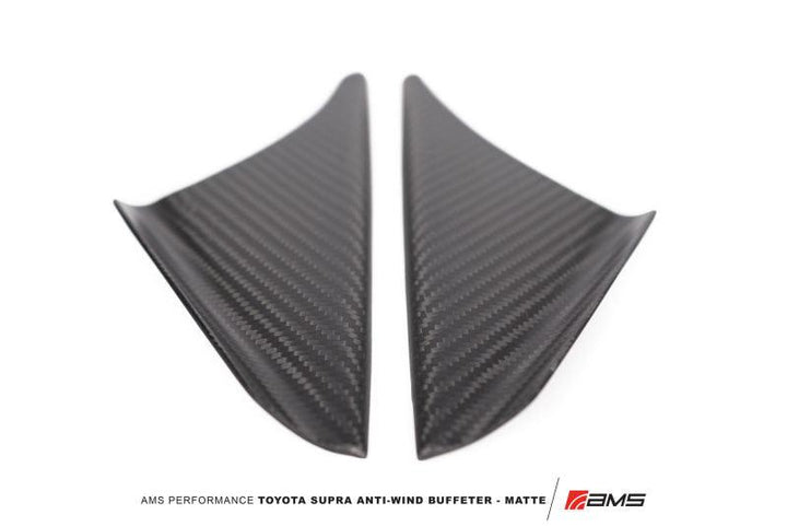 AMS Performance 2020+ Toyota GR Supra Anti-Wind Buffeting Kit - Matte Carbon - Attacking the Clock Racing