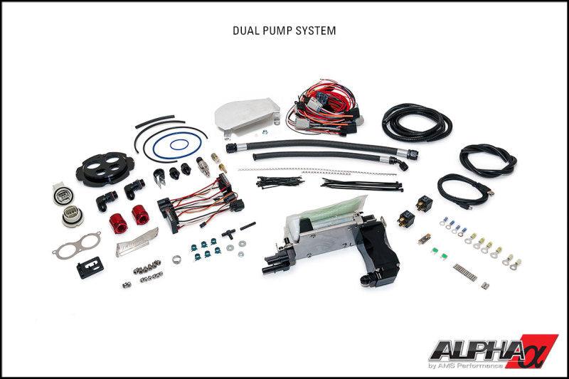 AMS Performance 2009+ Nissan GT-R R35 Omega Fuel System - Dual Pumps - Attacking the Clock Racing