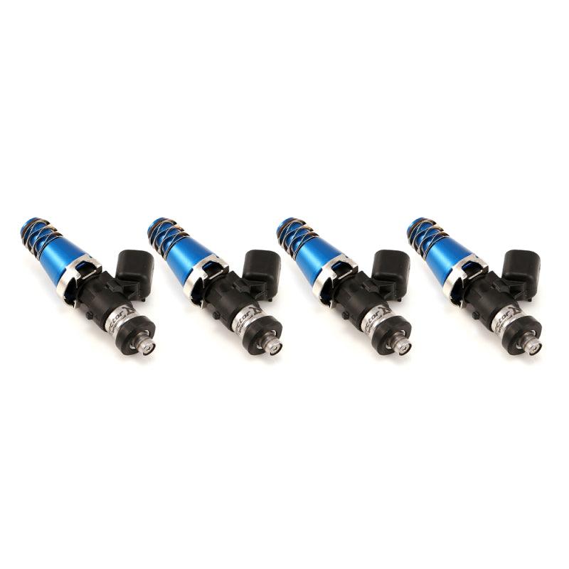Injector Dynamics 1700cc Injectors - 60mm Length - 11mm Blue Top - Denso Lower Cushion (Set of 4) - Attacking the Clock Racing