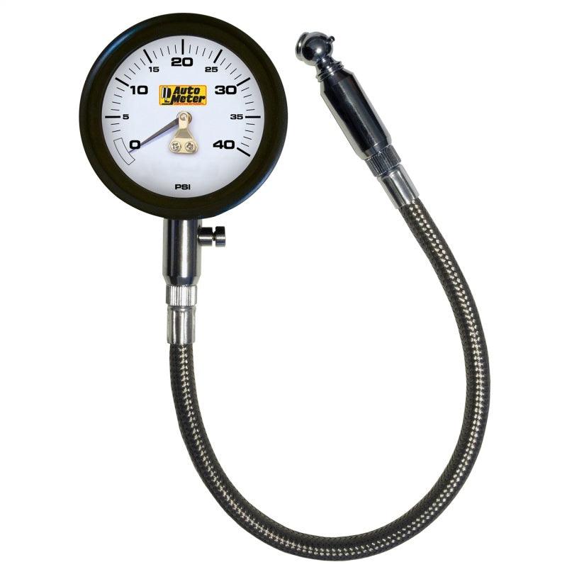 Autometer NASCAR Performance 40PSI Lo-Pressure Tire Pressure Gauge - Attacking the Clock Racing