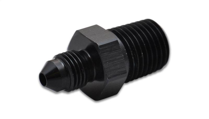 Vibrant Straight Adapter Fitting Size -3AN x 1/4in NPT - Attacking the Clock Racing