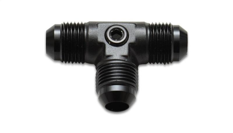 Vibrant -6AN to -6AN Male Tee Adapter Fitting with 1/8in NPT Port - Attacking the Clock Racing
