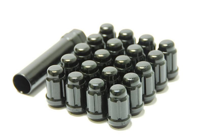Wheel Mate Muteki Closed End Lug Nuts - Black Chrome 12x1.25 - Attacking the Clock Racing