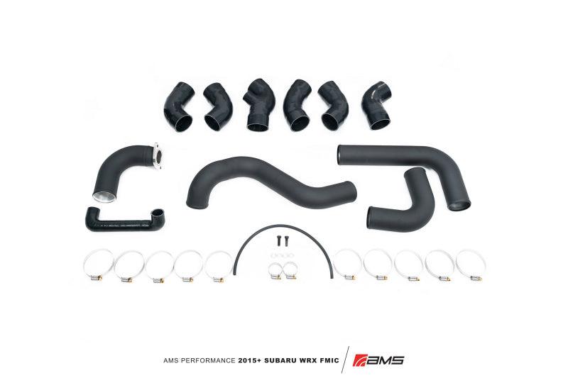 AMS Performance 2015+ Subaru WRX FA20 Front Mount Intercooler Piping and Hardware Kit - Attacking the Clock Racing