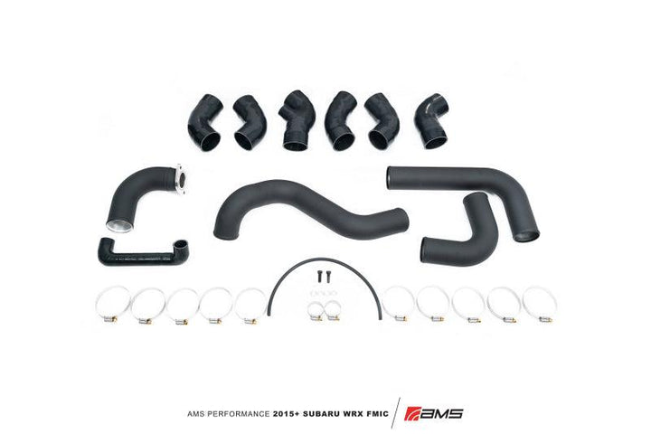 AMS Performance 2015+ Subaru WRX FA20 Front Mount Intercooler Piping and Hardware Kit - Attacking the Clock Racing