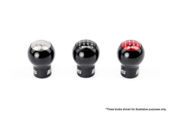 AMS Performance Subaru WRX/STi 6-Speed Billet Shift Knob (Incl Red, Black, & Gunmetal Cap) - Attacking the Clock Racing