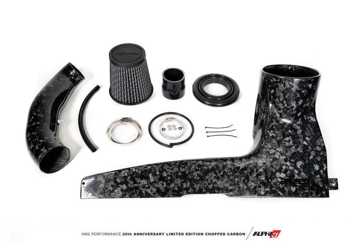 AMS Performance 2015+ VW Golf R MK7 Chopped Carbon Fiber Intake - Attacking the Clock Racing
