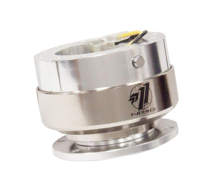 NRG Quick Release Gen 2.0 - Silver Shiny Body / Brushed Silver Ring - Attacking the Clock Racing