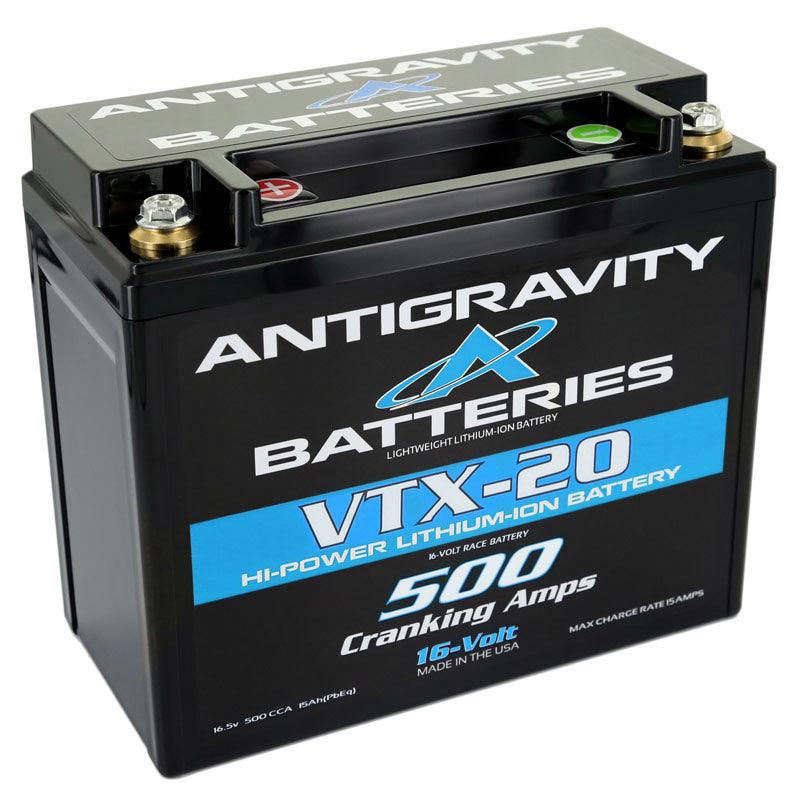 Antigravity Special Voltage YTX12 Case 16V Lithium Battery - Left Side Negative Terminal - Attacking the Clock Racing