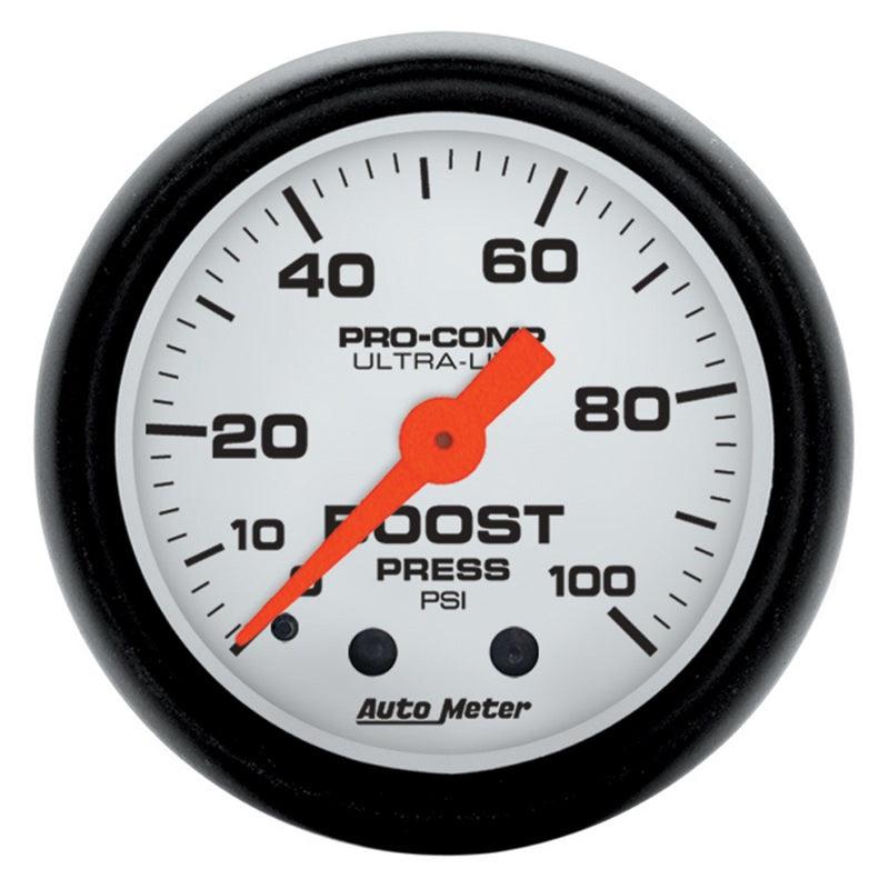 Autometer Phantom 2 1/16in 100psi Mechanical Boost Gauge - Attacking the Clock Racing