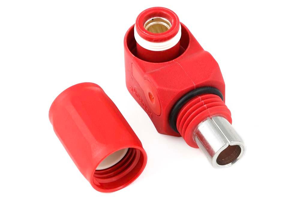 Haltech SurLok Connector-120A (Red) - Suits Nexus PD16 - Attacking the Clock Racing