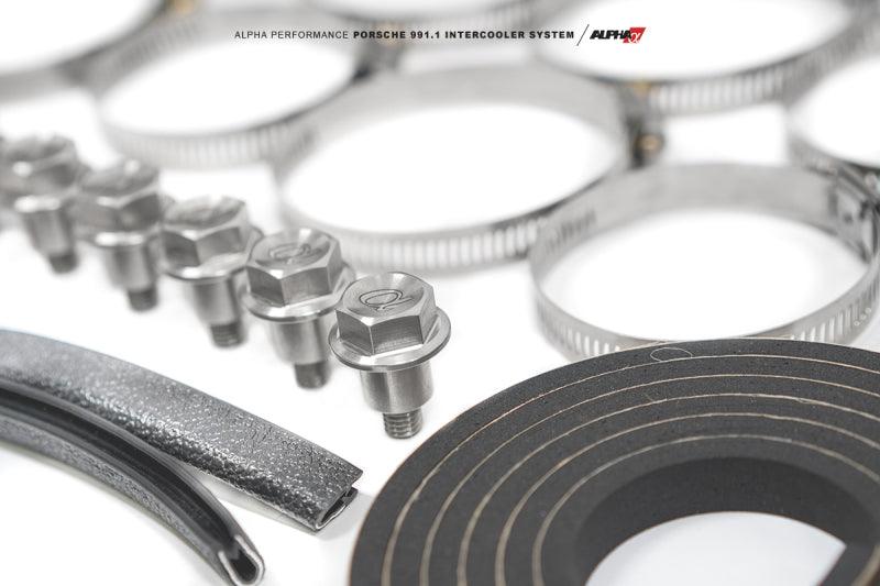 AMS Performance Porsche 997.1TT Alpha Intercooler System (For Stock Framed Turbos) - Attacking the Clock Racing
