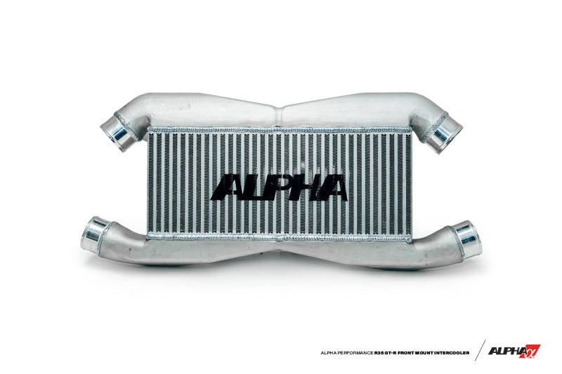 AMS Performance 2009+ Nissan GT-R R35 Replacement Alpha Front Mount Intercooler for IC Piping - Attacking the Clock Racing