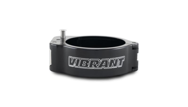 Vibrant 2in O.D. Aluminized HD 2.0 Clamp - Anodized Black (Clamp Only) - Attacking the Clock Racing
