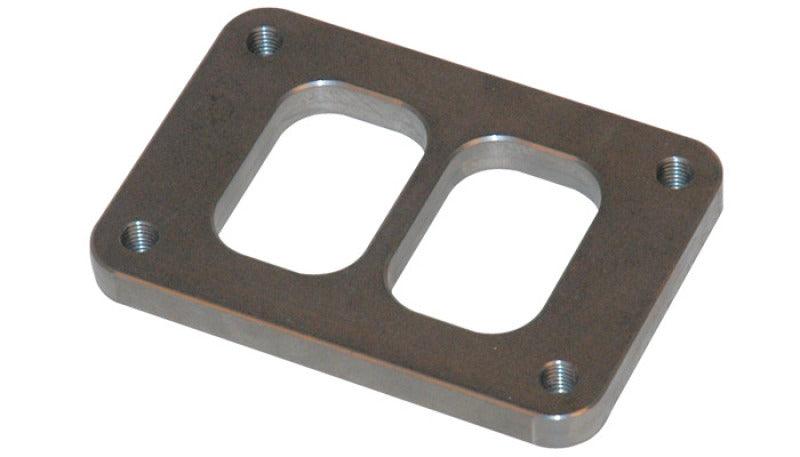 Vibrant T06 Turbo Inlet Flange (Divided Inlet) Mild Steel 1/2in Thick - Attacking the Clock Racing