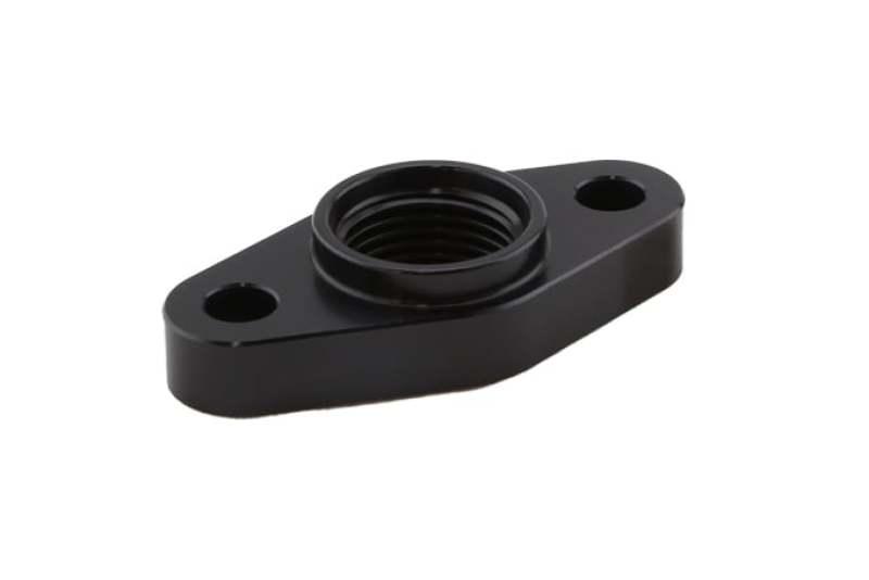 Turbosmart Billet Turbo Drain Adapter w/ Silicon O-Ring 52mm Mounting Holes - T3/T4 Style Fit - Attacking the Clock Racing