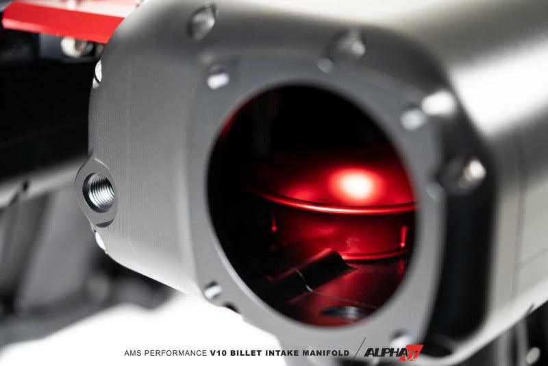 AMS Performance V10 Audi R8 / Lamborghini Huracan / Performante Billet Intake Manifold - CLR Anodize - Attacking the Clock Racing