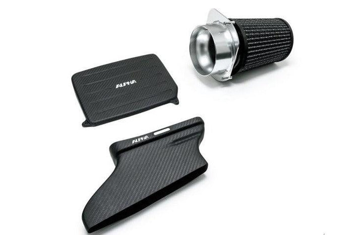 AMS Performance 14-18 Mercedes-Benz CLA 45 AMG 2.0T Alpha Intake System w/Carbon Fiber Duct & Lid - Attacking the Clock Racing