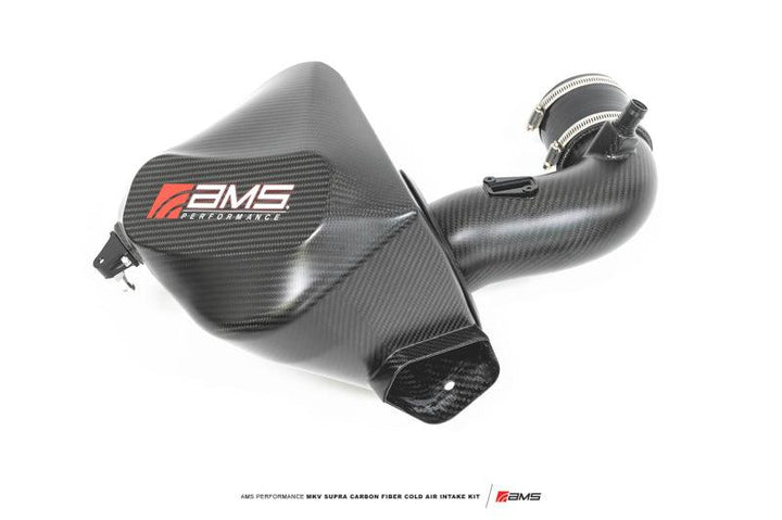 AMS Performance 2020+ Toyota Supra A90 Carbon Fiber Cold Air Intake System - Attacking the Clock Racing