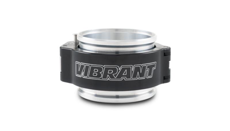 Vibrant 2.50in O.D. Aluminized HD 2.0 Clamp Assembly - Anodized Black - Attacking the Clock Racing