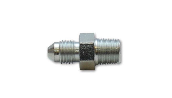 Vibrant -3AN to 1/8in NPT Straight Adapter Fitting - Steel - Attacking the Clock Racing