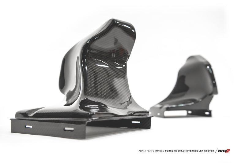 AMS Performance Porsche 997.2TT Alpha Intercooler System (For Stock Framed Turbos) - Attacking the Clock Racing