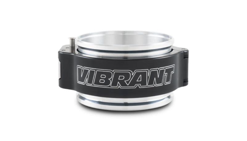 Vibrant 3in O.D. Aluminized HD 2.0 Clamp Assembly - Anodized Black - Attacking the Clock Racing