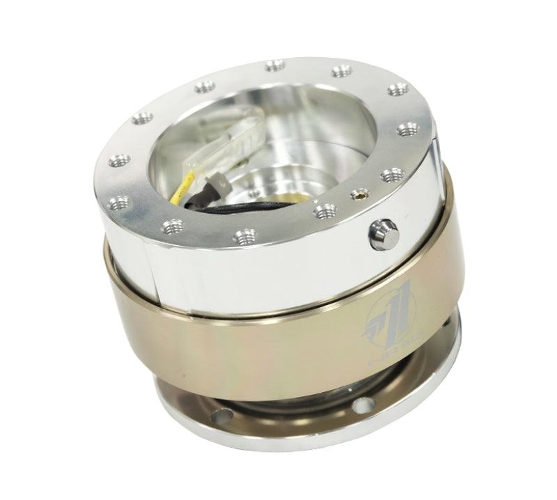 NRG Quick Release Gen 1.5 - Silver Body / Titanium Chrome Ring - Attacking the Clock Racing