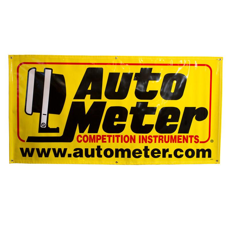 Autometer 6ft x 3ft Race Banner - Attacking the Clock Racing