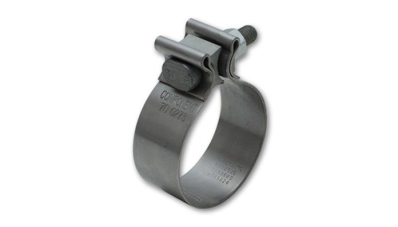 Vibrant SS Accuseal Exhaust Seal Clamp for 3in OD Tubing (1in wide band) - Attacking the Clock Racing