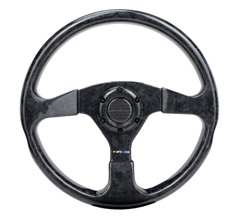 NRG Forged Carbon Fiber Steering Wheel 350mm - Attacking the Clock Racing