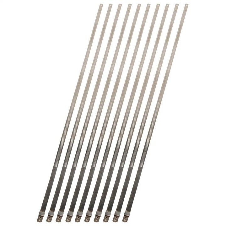 DEI Stainless Steel Positive Locking Tie 1/4in (7mm) x 20in - 10 per pack - Attacking the Clock Racing