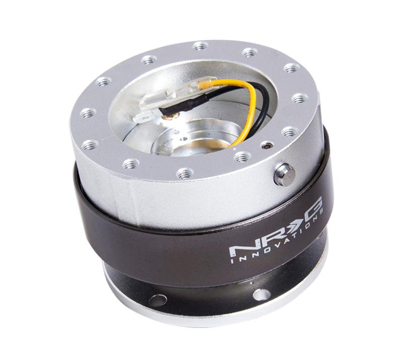 NRG Quick Release Gen 2.0 - Silver Body / Titanium Chrome Ring - Attacking the Clock Racing