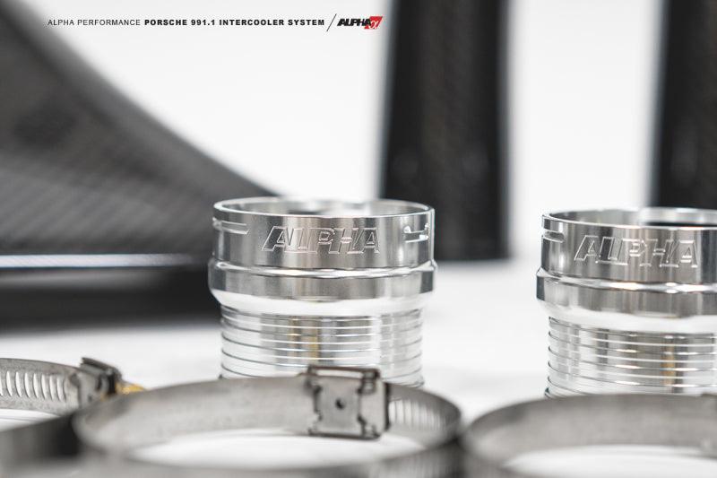 AMS Performance Porsche 997.1TT Alpha Intercooler System (For Stock Framed Turbos) - Attacking the Clock Racing