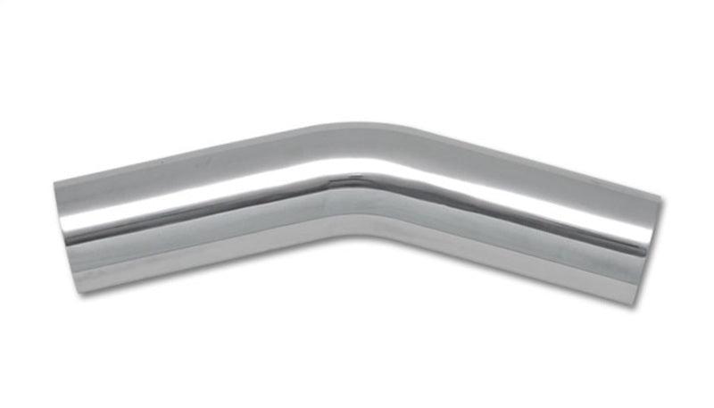 Vibrant 2in O.D. Universal Aluminum Tubing (30 degree Bend) - Polished - Attacking the Clock Racing