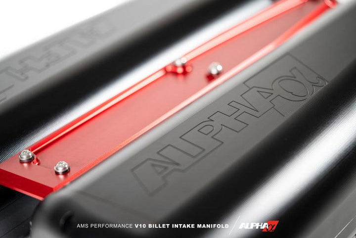 AMS Performance V10 Audi R8 / Lamborghini Huracan / Performante Billet Intake Manifold - CLR Anodize - Attacking the Clock Racing
