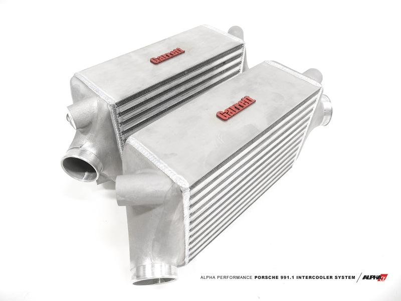 AMS Performance Porsche 997.1TT Alpha Intercooler System (For Stock Framed Turbos) - Attacking the Clock Racing