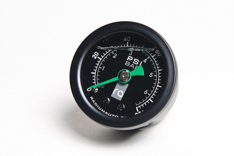 Radium Engineering 0-100 PSI Fuel Pressure Gauge - Attacking the Clock Racing