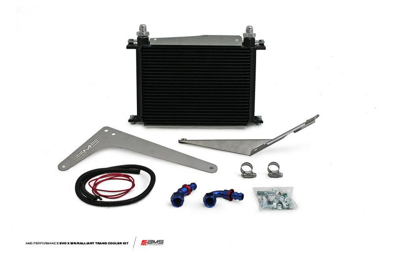 AMS Performance 08-15 Mitsubishi EVO X MR/Ralliart SST Transmission Oil Cooler Kit - Attacking the Clock Racing