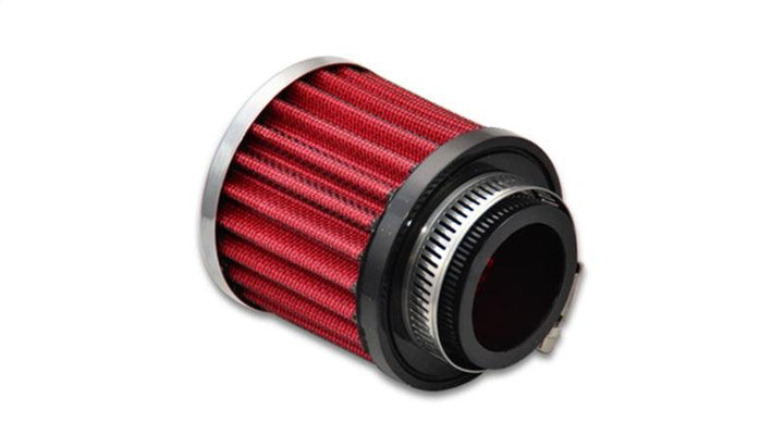 Vibrant Crankcase Breather Filter w/ Chrome Cap 1.5in 38mm Inlet ID - Attacking the Clock Racing