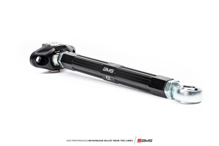 AMS Performance 2017+ Audi R8 RWD/AWD / 2015+ Lamborghini Huracan RWD Only Billet Rear Toe Links - Attacking the Clock Racing