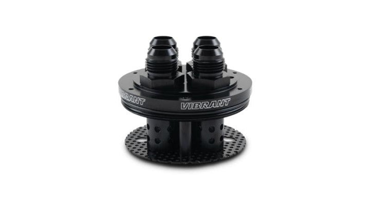 Vibrant 4-Port Catch Can Lid Assembly - Attacking the Clock Racing
