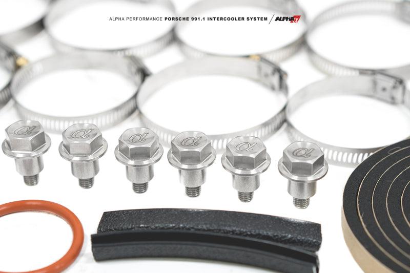 AMS Performance Porsche 997.1TT Alpha Intercooler System (For Stock Framed Turbos) - Attacking the Clock Racing