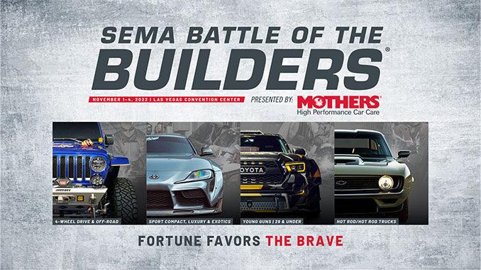 SEMA 2022 // SEMA Reveals Battle of the Builders Top 40 - Attacking the Clock Racing