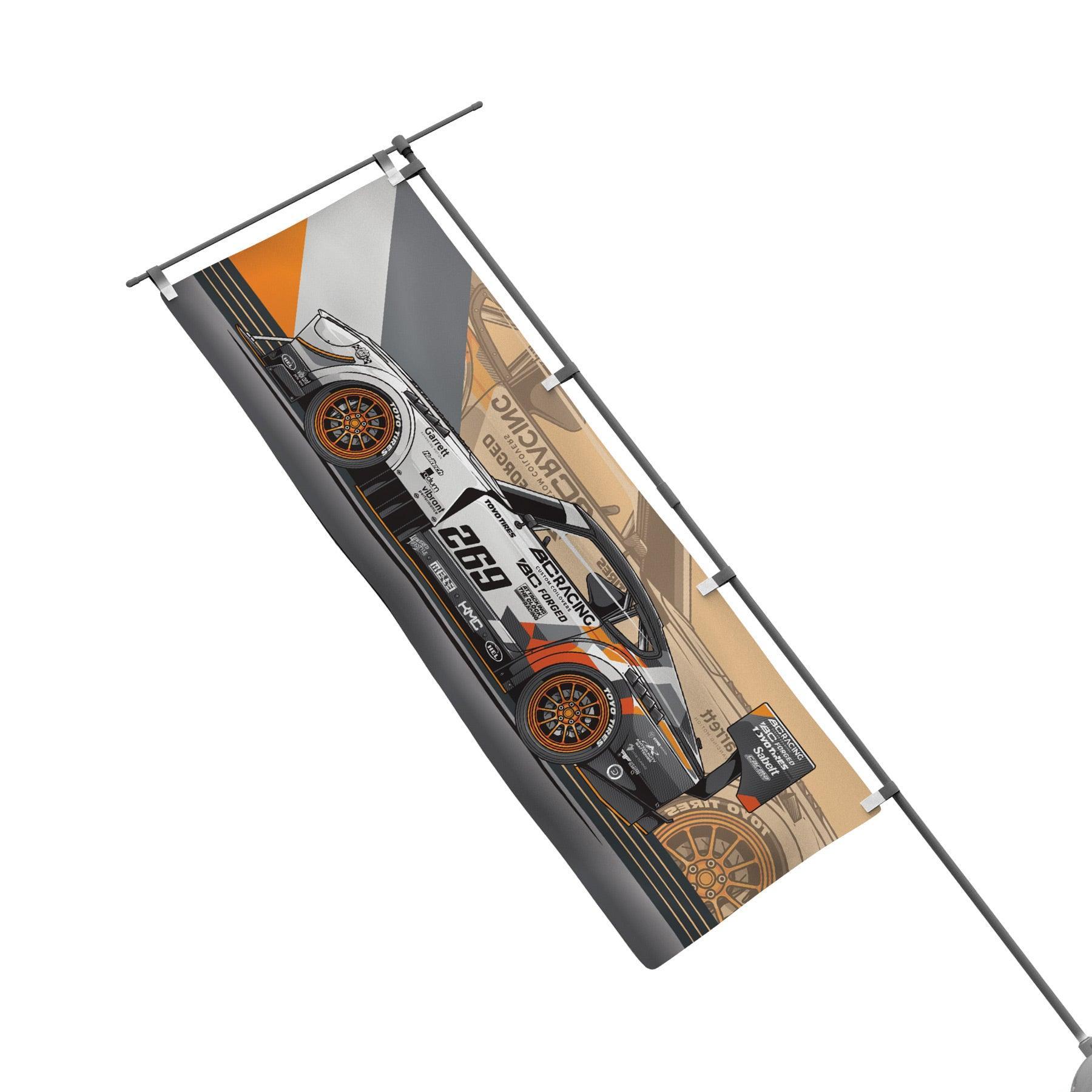 Flags & Banners – Attacking the Clock Racing