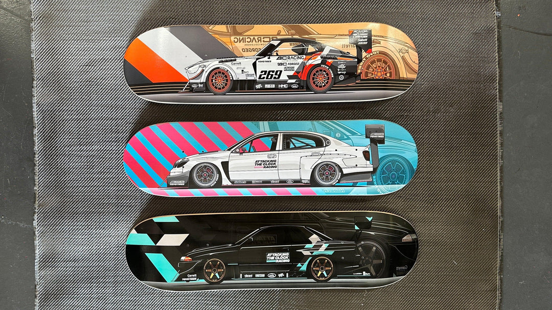 Skateboard Decks - Attacking the Clock Racing