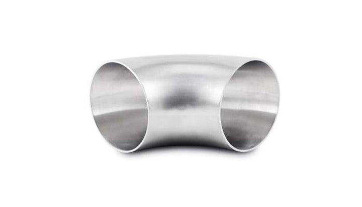 Vibrant 4.0in OD T304 SS 90 Deg Mandrel Bend Elbow (4.0in Centerline Radius) - Attacking the Clock Racing
