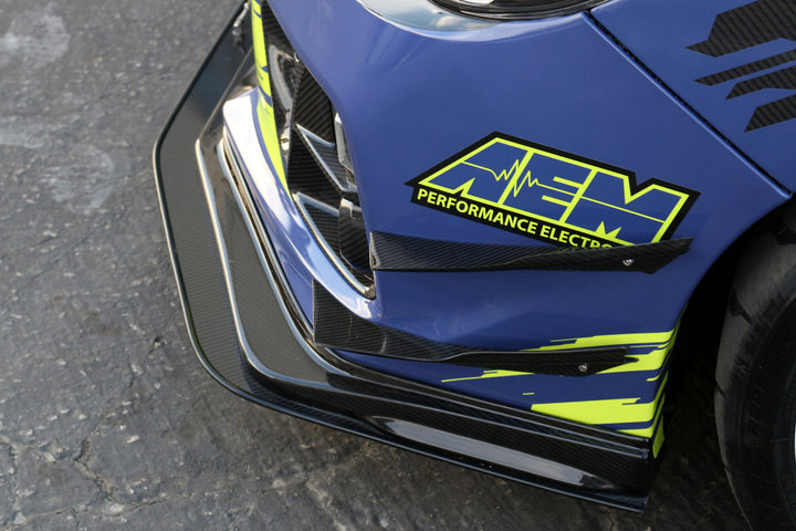 Carbon Fiber Front Bumper Top Canards - Subaru WRX STI 2015-2017