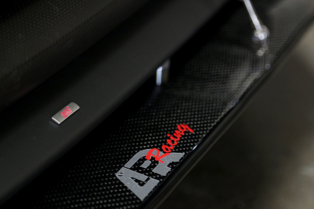 Subaru WRX/ STI Carbon Fiber Wind Splitter w/ Rods 2018-2021 (OEM Lip)