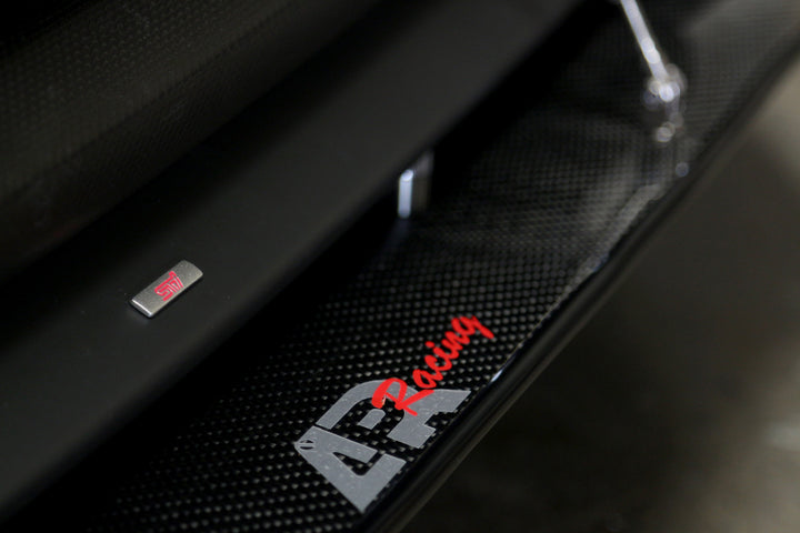 Subaru WRX/ STI Carbon Fiber Wind Splitter w/ Rods 2018-2021 (OEM Lip)